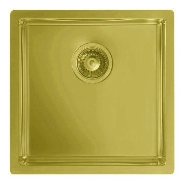 ALVEUS 1103319 - Кухонная раковина QUADRIX 45x45 см монарший золотистый