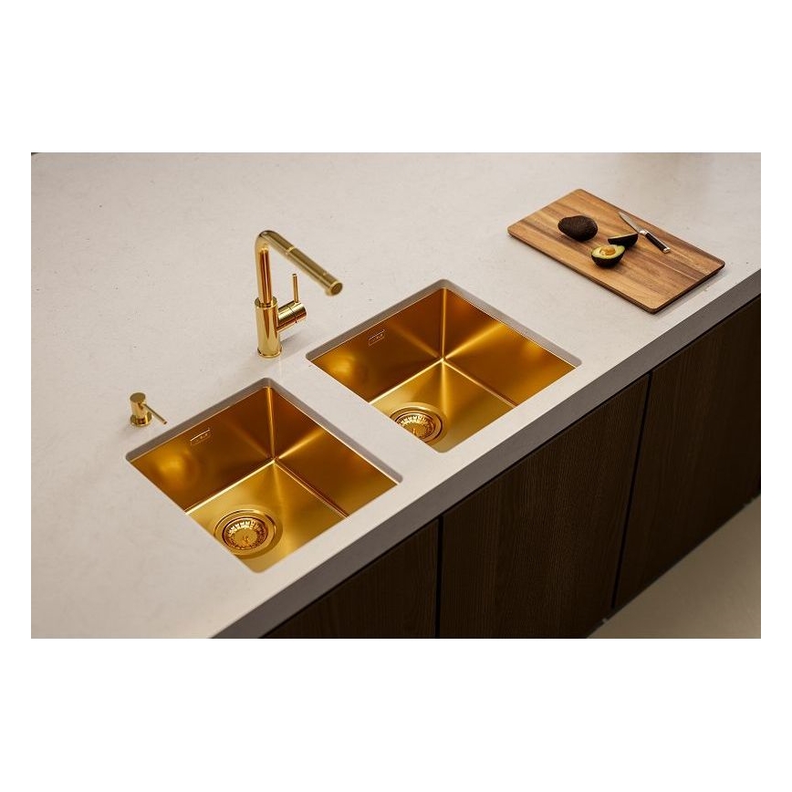 ALVEUS 1103381 - Кухонна мийка QUADRIX 45x45 см monarch бронза