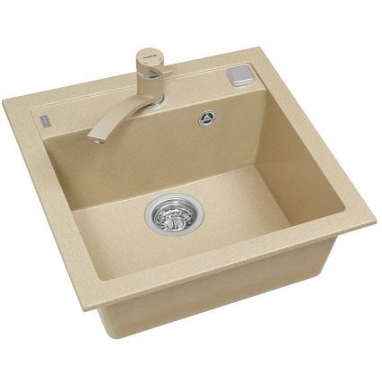 ALVEUS 1107889 - Кухонна мийка FORMIC 52x51 см граніт/бежевий