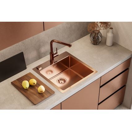 ALVEUS 1122708 - Кухонна мийка PURE 52,5x51,5 см monarch мідь