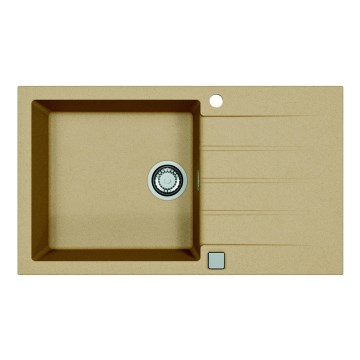 ALVEUS 1132029 - Кухонная раковина CADIT 86x50 см гранит/бежевый