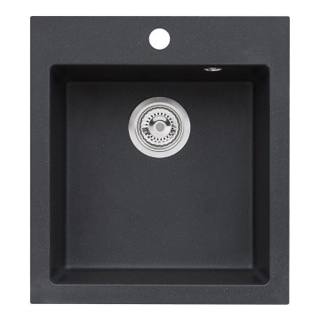 ALVEUS 1133432 - Кухонная раковина CORTINA 50x45 см гранит/черный