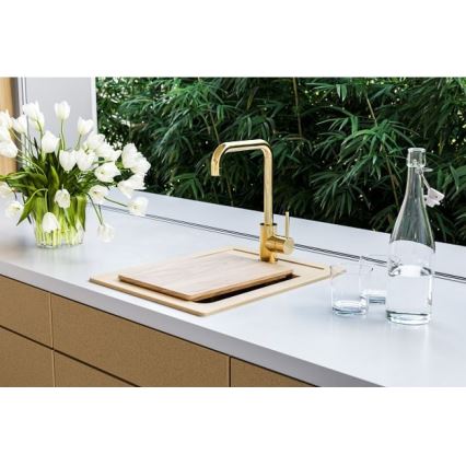 ALVEUS 1139769 - Кухонная раковина ATROX 50x40 см гранит/бежевый