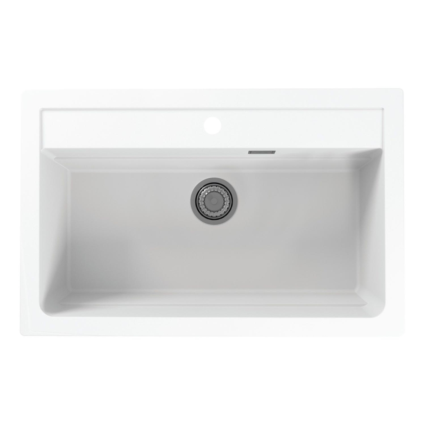 ALVEUS 1140443 - Кухонная раковина ATROX 79x50 см гранит/белый