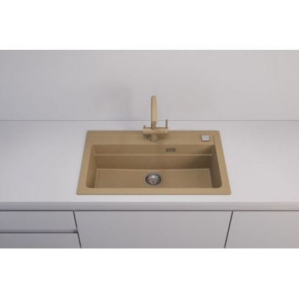 ALVEUS 1140445 - Кухонная раковина ATROX 79x50 см гранит/бежевый