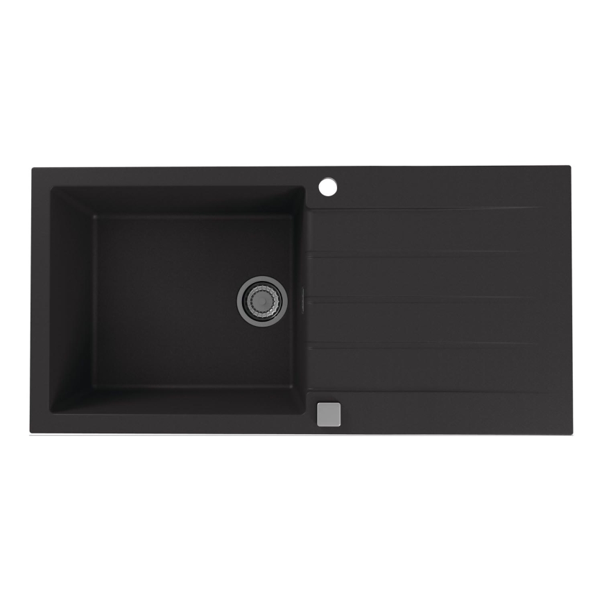 ALVEUS 1140598 - Кухонна мийка CADIT 100x50 см граніт/чорний