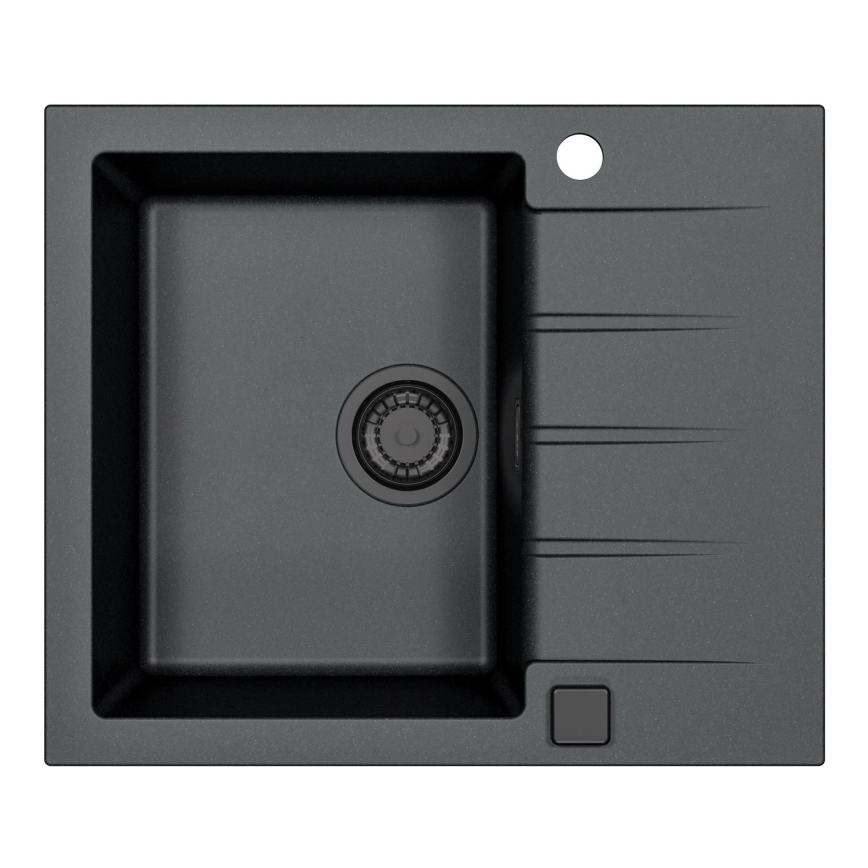 ALVEUS 1148158 - Кухонна мийка CADIT 59x50 см граніт/чорний