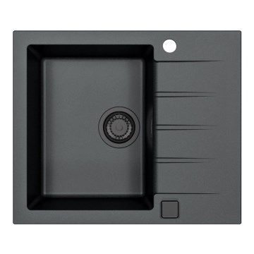 ALVEUS 1148158 - Кухонная раковина CADIT 59x50 см гранит/черный