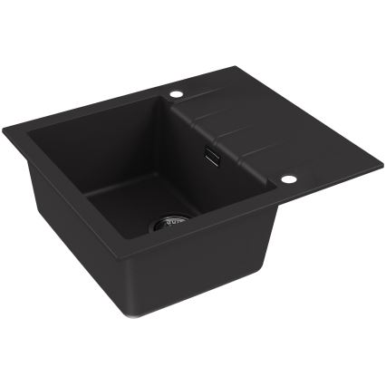 ALVEUS 1148158 - Кухонная раковина CADIT 59x50 см гранит/черный