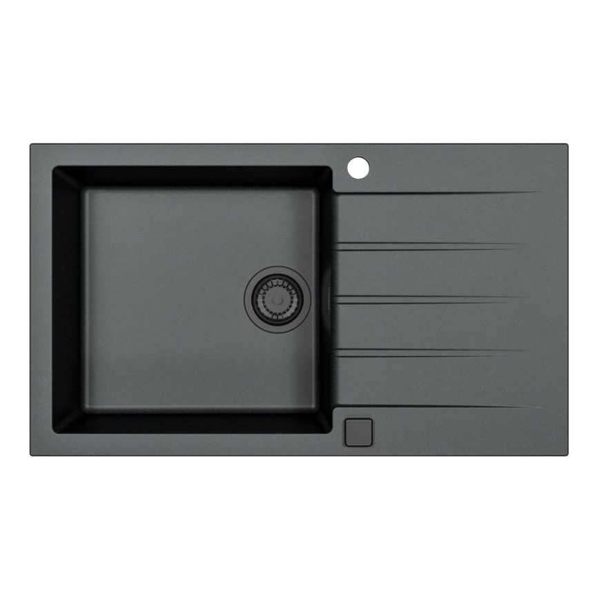 ALVEUS 1148160 - Кухонна мийка CADIT 86x50 см граніт/чорний