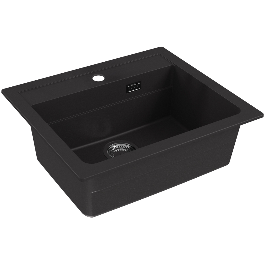 ALVEUS 1148162 - Кухонна мийка ATROX 59x50 см граніт/чорний