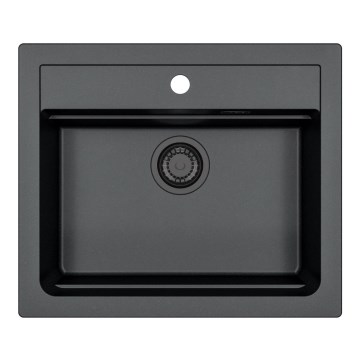 ALVEUS 1148162 - Кухонная раковина ATROX 59x50 см гранит/черный