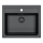 ALVEUS 1148162 - Кухонная раковина ATROX 59x50 см гранит/черный