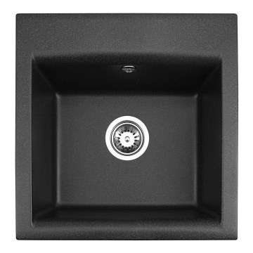 ALVEUS 1149113 - Кухонная раковина GEM 50x50 см гранит/черный