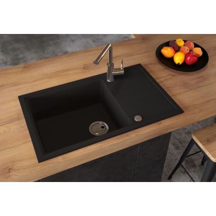 ALVEUS 1149117 - Кухонная раковина INTERMEZZO 78x48 см гранит/черный