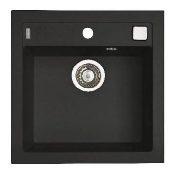 ALVEUS 1149133 - Кухонная раковина FORMIC 52x51 см гранит/черный
