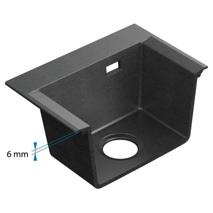 ALVEUS 1149303 - Кухонная мойка PURE 79x51,5 cm гранит/антрацит