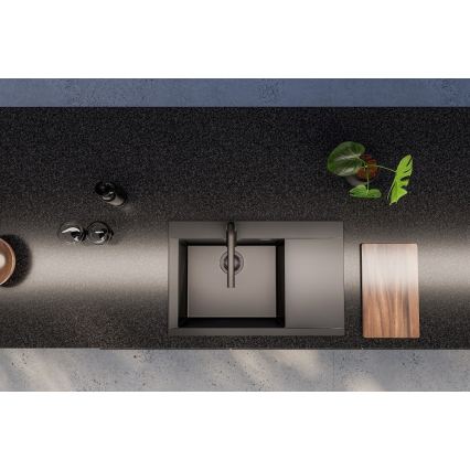 ALVEUS 1149305 - Кухонная мойка PURE 79x51,5 см гранит/чёрный