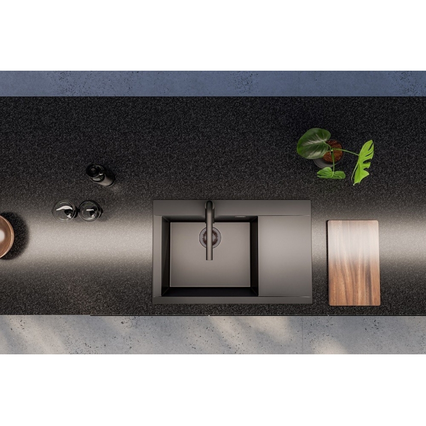ALVEUS 1149305 - Кухонная мойка PURE 79x51,5 см гранит/чёрный