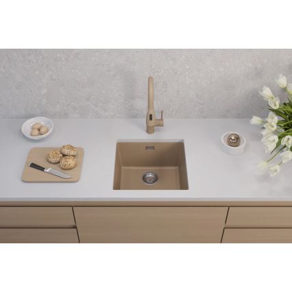 ALVEUS 1150047 - Кухонная раковина OMNI 45x45 см гранит/бежевый