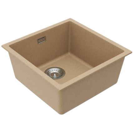ALVEUS 1150047 - Кухонная раковина OMNI 45x45 см гранит/бежевый