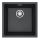 ALVEUS 1150048 - Кухонна мийка OMNI 45x45 см граніт/чорний