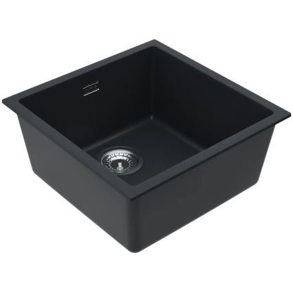 ALVEUS 1150048 - Кухонная мойка OMNI 45x45 см гранит/черный