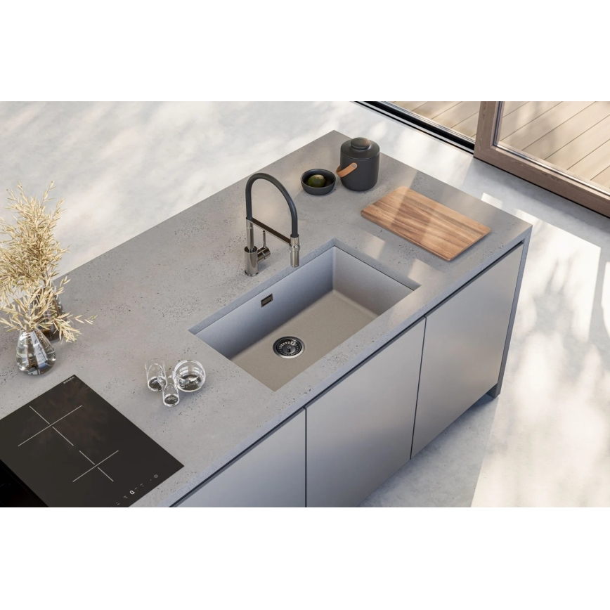 ALVEUS 1150058 - Кухонная раковина OMNI 75x45 см гранит/белый