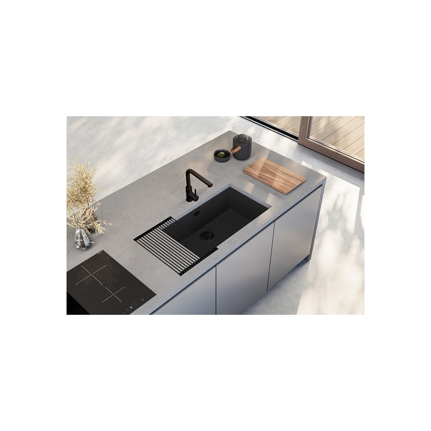 ALVEUS 1150064 - Кухонная раковина OMNI 75x45 см гранит/черный