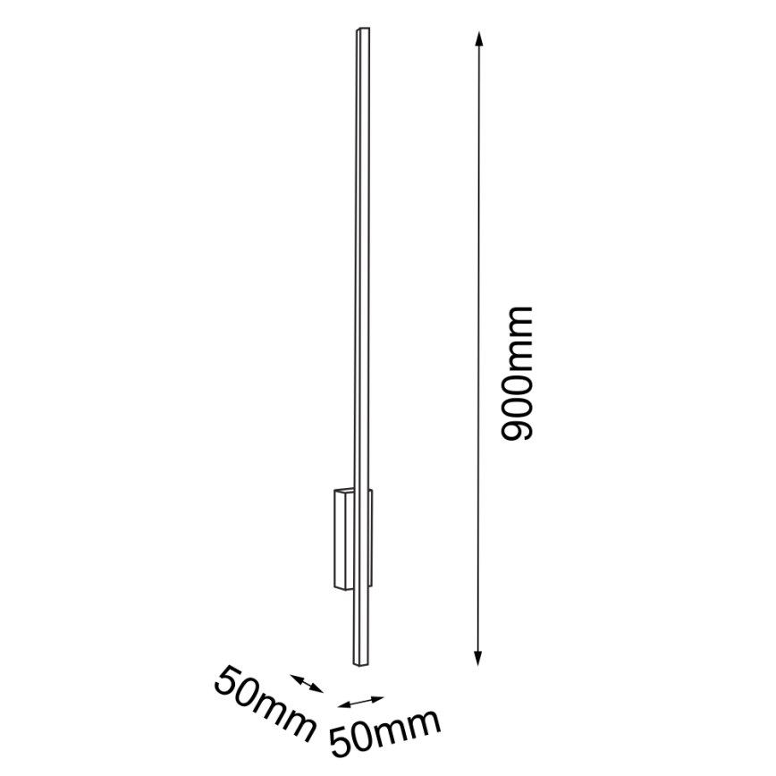 Amplex - Настінний LED світильник LED/3,8W/230V золотий/чорний