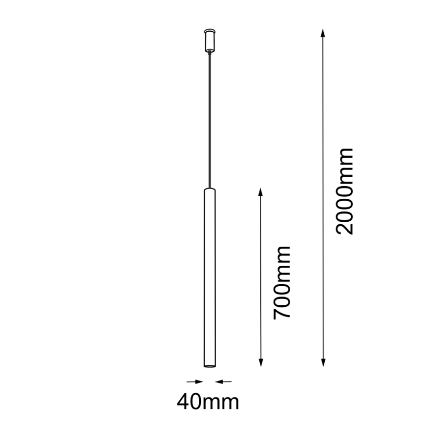 Amplex - Підвісна люстра 1xGU10-MR11/15W/230V чорний/латунь