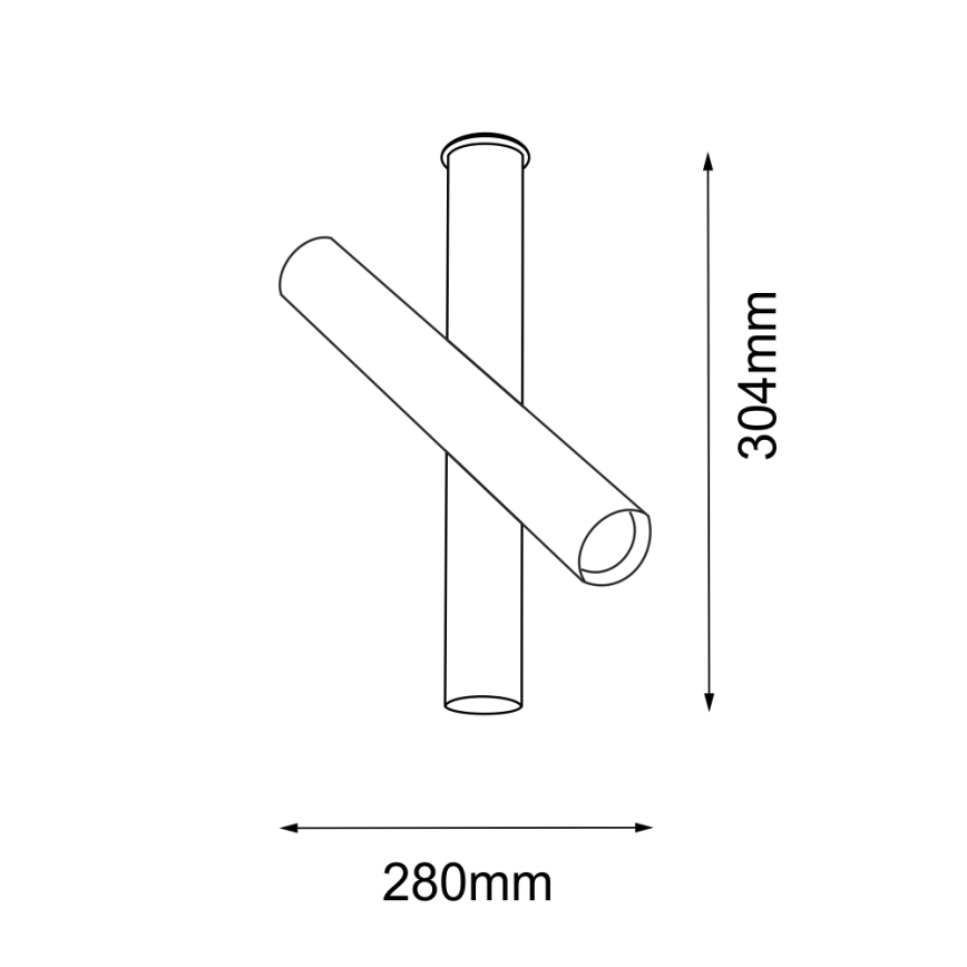 Amplex - Точечный светильник 1xGU10-MR11/15W/230V белый/латунь