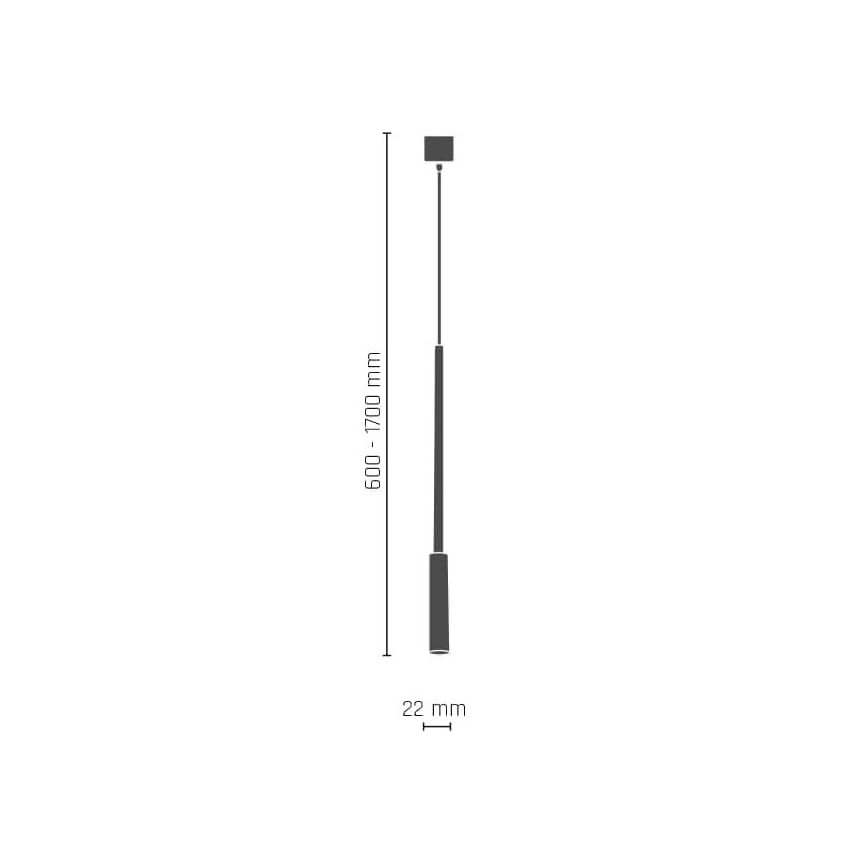 Amplex - Люстра на штанге 1xG9/10W/230V