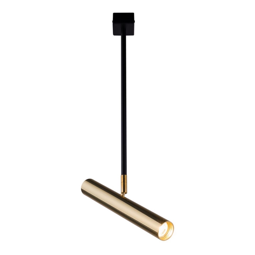 Amplex - Люстра на штанге 1xGU10-MR11/15W/230V черный/латунь