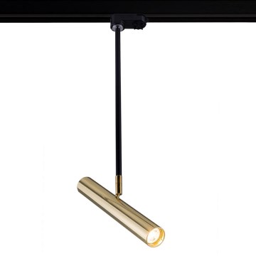 Amplex - Люстра на штанге для трековой системы 1xGU10-MR11/15W/230V черный/латунь