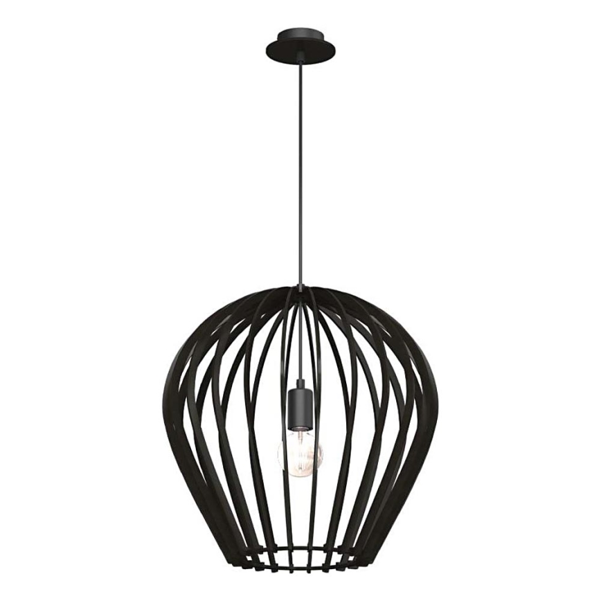 Amplex - Підвісна люстра на тросі 1xE27/20W/230V чорна