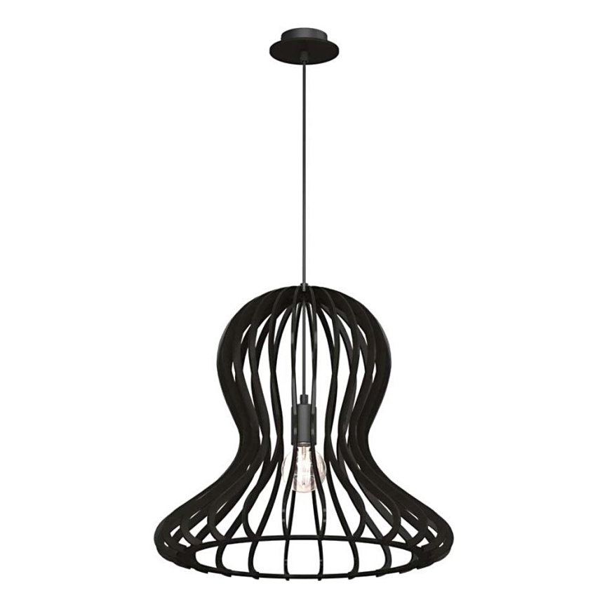 Amplex - Подвесной светильник на шнуре 1xE27/20W/230V, черный