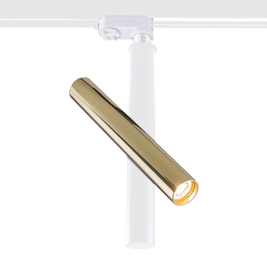 Amplex - Точковий світильник для трекової системи 1xGU10-MR11/15W/230V білий/латунь