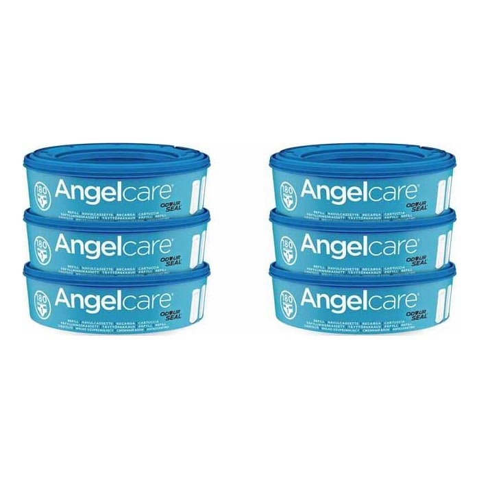 Angelcare - Змінні касети для кошика для підгузників 6 шт.