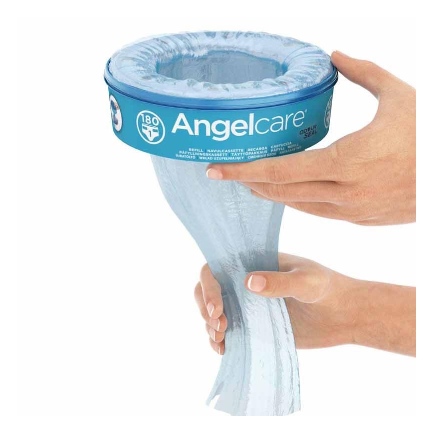 Angelcare - Змінні касети для кошика для підгузників 6 шт.