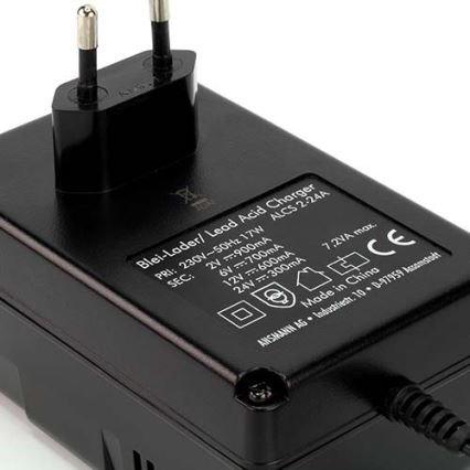 Ansmann 03723 ALCS 2-24A - Зарядний пристрій для свинцевих акумуляторів 2-24V/2,4-24Ah