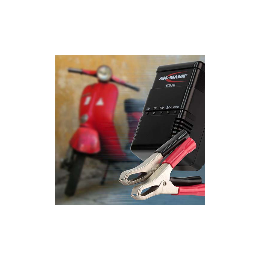 Ansmann 03723 ALCS 2-24A - Зарядное устройство для свинцовых аккумуляторов 2-24V/2,4-24 Ач