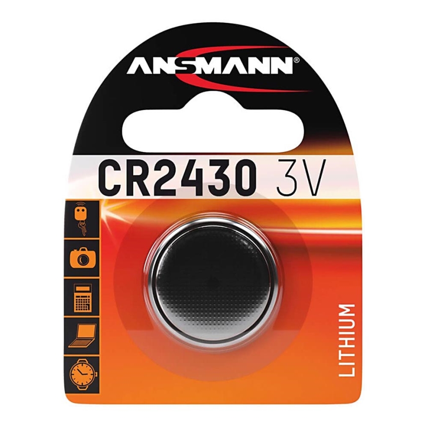Ansmann 04676 - CR 2430 - Літієва батарея таблеткового типу 3V