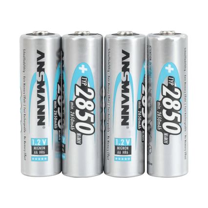 Ansmann 07522 Mignon AA - 4шт. Акумулятор NiMH/1,2V/2850mAh