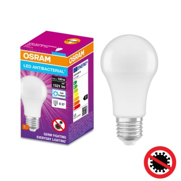 Антибактеріальна LED лампочка A100 E27/13W/230V 6500K - Osram