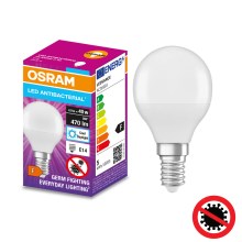 Антибактеріальна LED лампочка P40 E14/4,9W/230V 6500K - Osram