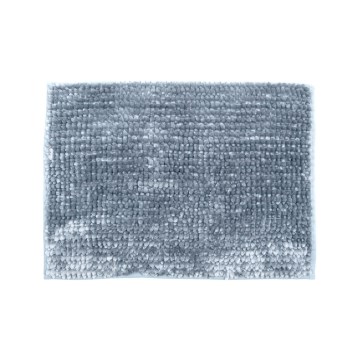 Антискользящий коврик для ванной CHENILLE 50x80 см серый