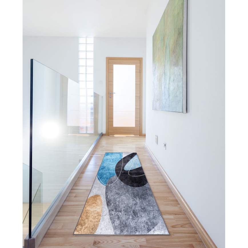 Антиковзкий багатобарвний килимок PRINT SHINE 70x140 cm