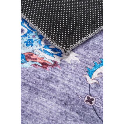 Антиковзкий східний килим PRINT SHINE 120x170 см синій