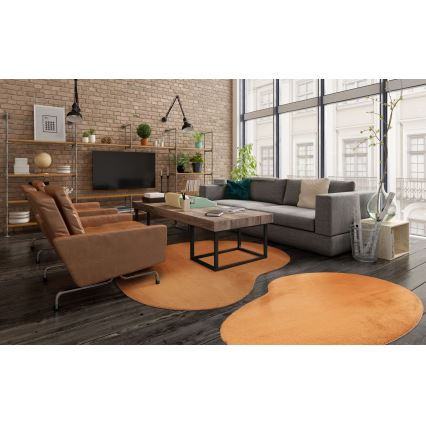 Антиковзкий килим LOREN 120x170 см, помаранчевий